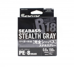 Seaguar PE Line R18 Seabass 150m Suurus 0,6 11lb Stealth Grey (8238) hall v&auml;rv