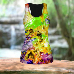 3D Crystal Wave Print L Naiste Treening Jooga J&otilde;usaali tr&uuml;kitud suvespordis&auml;rgid Suures suuruses vestid 7XL sinine