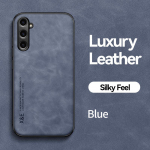 KEYSION luksuslik retro nahast &uuml;mbris Samsung M34 5G S23 FE silikoon+arvuti p&otilde;rutuskindel telefoni tagakaas Galaxy S23 FE 5G M34 5G jaoks for Samsung M34 5G sinine