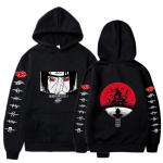 Itachi Hoodie Anime Pusa Uzumaki Akatsuki Sakura Kakashi Sasuke Hinata Hyuga Harajuku Pusad Mehed Naiste R&otilde;ivad M must