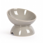 Kassikauss Keraamiline lemmikloomakauss k&otilde;rge jalaga, et kaitsta emakakaela l&uuml;lisammast Kassi riisikauss kassi veekauss koera kaldus kauss koera kauss riisikauss hall