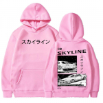 Drift Jaapani Anime AE86 Kapuutsiga Initial D Kahepoolsed kapuutsiga dressipluusid Unisex R34 Skyline GTR JDM vabaaja lahtised pulloverid XL