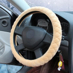 DERMAY 8 Colors Winter Plush Car Steering Wheel Cover M size for 95% Car Styling Free must