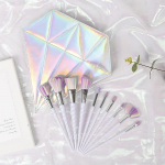 10 tk meigipintsli komplekt lahtise puudriga lauv&auml;rvi pintsliga teemantpakk Unicorn k&auml;epide