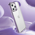 2023. aasta uus iPhone 12 13 14 15 Pro Max &uuml;mbris, l&auml;bipaistev soojust hajutav ja kukkumisvastane turvapadi iPhone 15 kaane Funda jaoks For iPhone 12 valge