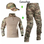 Taktikaline kamuflaaživorm s&otilde;jav&auml;e armee treeningkost&uuml;&uuml;mid Airsofti lahingus&auml;rk + p&uuml;ksid jahiriided paintballi snaipririided taktikalise m&uuml;tsiga 3XL