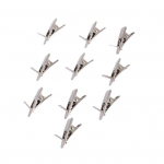 10 tk j&otilde;ululillede vedruklambrid minimetallklambrid, elastsed roostevabast terasest kerged korduvkasutatavad deformatsioonivabad j&otilde;ulupuu lilleehted, fikseeritud h&otilde;be