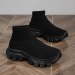 TUINANLE Sokid Tossud Naiste Spordijalatsid Meeste Hingavad k&otilde;rged jooksujalatsid 41 must