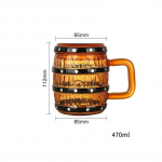 470ML uue seeria puidust &auml;mbritopsiga klaasist tass kaanega veetass Kingitus klaaskruus kruus &otilde;lletass veini tass pidudele