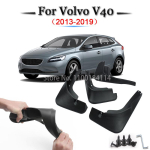 Volvo V40 autole porilappide pritsmekaitse porikaitse porilappide 4tk ABS poritiibade autole 2010- white