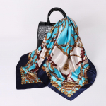 Kvaliteetsed luksuslikud siidist sallid peapael Sallid kaelasall naistele kett siidist sall naiste dekoratiivne sall 90cm