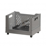 Ratastega teisaldatav kast Lihtne kokkuklapitav hoiustamine Tugev kandev&otilde;imega Kergesti kokkupandavad muud asjad valge