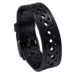 Meeste retroh&otilde;nguline lai randmepael, reguleeritav &uuml;hev&auml;rviline kunstnahast k&auml;ev&otilde;ru pikk mansett k&auml;ev&otilde;ru Moeaksessuaarid must