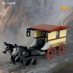 1604B Royal Carriage Court Transpordiauto Keskaegne laste ehitusklotside m&auml;nguasi
