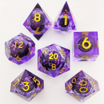 Resin Quicksand Dice Liquid tuum DND Dungeons & Dragons TRPG lauam&auml;ng T&auml;ringukomplekt jooksugrupp Cthulhu