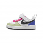 Nike Court Borough Low Recraft TD Valge Mitmev&auml;rvilised Beebi tossud Fierce-Pink Light-Ultramarine Dark-Obsidian DV5458-108 22