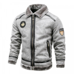 Meeste vintage nahkjakk Meeste seemisnahast allakrae Meeste karusnahast krae jakk paks ja soe M