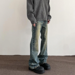 Meeste uued t&auml;navar&otilde;ivad Y2k l&otilde;hki rebitud vintage teksad Distressed vabaaja mood t&auml;navap&uuml;ksid s&uuml;gistalvised laienevad teksap&uuml;ksid meestele S sinine