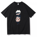 Jujutsu Kaisen T-s&auml;rk Fashion Unisex Harajuku Funny Kawaii Yuji Megumi Gojo T-s&auml;rk Unisex Anime Unisexga Cotton Tees S&auml;rgid Korea Unisex 2XL