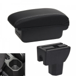 Suzuki Ignise auto k&auml;etugede kasti keskkonsoolile hoiuruum Auto modifikatsioonitarvikud Interj&ouml;&ouml;ri &uuml;ksikasjad USB-liides valge/must