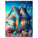 1 komplekt Rhinestone'i maalimise komplekt Suurep&auml;rane t&ouml;&ouml;tlus Unen&auml;oline haldjapilt koduseina kaunistamiseks C