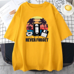 &Auml;rge kunagi unustage mere&auml;&auml;rset retromuusika festivali Meeste T-s&auml;rgid Loomingulisus Hip Hop O-kaelusega riided Suurem&otilde;&otilde;tmelised vabaaja trendid Unisex l&uuml;hikesed varrukad L