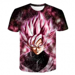 Summe T-s&auml;rk 3D Goku Vegeta Printing Harajuku Fashion l&uuml;hikeste varrukatega vabaaja topp XXL