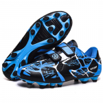 Laste jalgpallijalatsid Noorte k&uuml;&uuml;ned Solid Double Magic Sticki jalgpallijalatsid Treeningud Laste jalgpallisaapad 31 taevasinine v&auml;rv