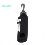 Golfipalli hoiukott koos teehoidjaga &ndash; suur mahutavus, kaasaskantav kandekott v&otilde;tmehoidja rihmaklambriga must