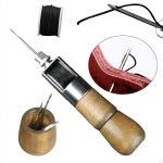 Naha&otilde;mblus Awl Stitch Nahast k&auml;sit&ouml;&ouml;tarvikud koos vahatatud niidi parandamise t&ouml;&ouml;riistaga