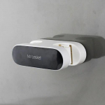 Tugev mopi- ja harjahoidja Mitmeotstarbeline seinale kinnitatav organiseerija hoiukonksud Ideaalsed t&ouml;&ouml;riistad riidepuu k&ouml;&ouml;gi hoiuriiuli jaoks must