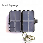 Must tarvikukarp kalakonksu korraldaja kalap&uuml;&uuml;givahendite tarvikute kast 11*7*3cm must