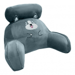 Multifilmi kujuga nimme toetav padi, pehme suur seljatugi v&ouml;&ouml;padi voodi seljatugi &uuml;histoa istmepadi must