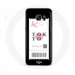 &Uuml;mbris Samsung galaxy S6 edge lennukipiletile Tokyo, Jaapan