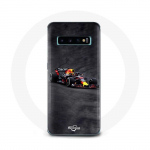 &Uuml;mbris Samsung Galaxy S10 edge Formula 1 Max Verstappen F1 must punane ja kollane