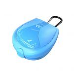 Spordiklambrite hoidikukarp t&auml;iskasvanutele poks taekwondo suukaitsme hoiukarp kaasaskantav tolmukindel plastkarp jalgpalli suukaitsmele fitness klambrid kuninglik sinine v&auml;rv