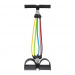 Libisemiskindla k&auml;epidemega multifunktsionaalne pingutusk&ouml;is elastne joogapedaali t&otilde;mbaja takistusrihm, jalga venitav pingutusn&ouml;&ouml;r, kodune treeningvarustus must