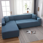 Veekindlad elastsed nurgadiivani katted 1/2/3/4 istmed Tahke diivanikate L-kujuline diivani libisemiskate Kaitsmed pingikatted 1 seat 90-140cm j&auml;rve sinine v&auml;rv