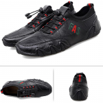 Meeste kingad Trendikad pehmed lamedad jalan&otilde;ud Mugavad s&otilde;idujalatsid Meeste valged jalan&otilde;ud 38 must