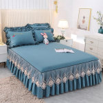 Pitsiline voodi seelik Voodikate kaitsekate libisemiskindel voodikate 1,5M 1,8M talv 150cmx200cm 1pcs