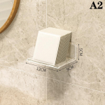 Vannitoa tualettlaua korrastaja seinariiul Kodune hoiustamisriiul Nahahooldus Kosmeetikaekraani hoidik Punch-free 12*9*5cm puhas