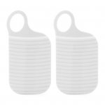 2 tk Mini pesulauad aluspesu sokkide pesulauad Rippumisava disain Laialdaselt kasutatavad kaasaskantavad minipesulauad valge