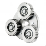 36T planetaar&uuml;lekanne koos siduriga 70 mm elektrimootorrattale steel gear silver