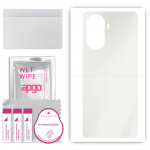 apgo MATTE Protective Skin Sticker for the back compatible with Motorola Edge 30, Wrap Film, Hydrogel Film, Flexible, Soft TPU with positioning layer