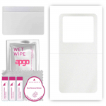 apgo Protective Skin Sticker for the back compatible with Vivo X80 Pro, Wrap Film, Foil, Vinyl - Pattern Matte Transparent