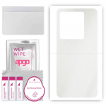 apgo Protective Skin Sticker for the back compatible with Vivo IQOO Neo7 Racing Edition, Wrap Film, Foil, Vinyl - Pattern Matte Transparent