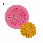 3D Daisy Lily Lill Silikoonist Hallitusvaigust Vorm &Scaron;okolaadikook Fondant Dekoratsioon K&uuml;psetust&ouml;&ouml;riist K&ouml;&ouml;gi magustoit Seebi valmistamine Tee ise kingitus