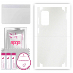 apgo Protective Skin Sticker for the back+sides compatible with Samsung Galaxy F23, Full Wrap Film, Foil, Vinyl - Pattern Matte Transparent