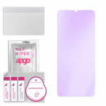 apgo Anti-Blue 9H Hybrid protective glass compatible with Xiaomi Redmi 9C, flexible nano glass, great replacement for tempered glass, scratch-resistan