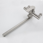 K&ouml;&ouml;k 304 roostevabast terasest segisti harjatud pikendussegisti vannitoasegisti klapikomplekt seinasisene k&ouml;&ouml;gikraana seinakinnituskraanid 1set